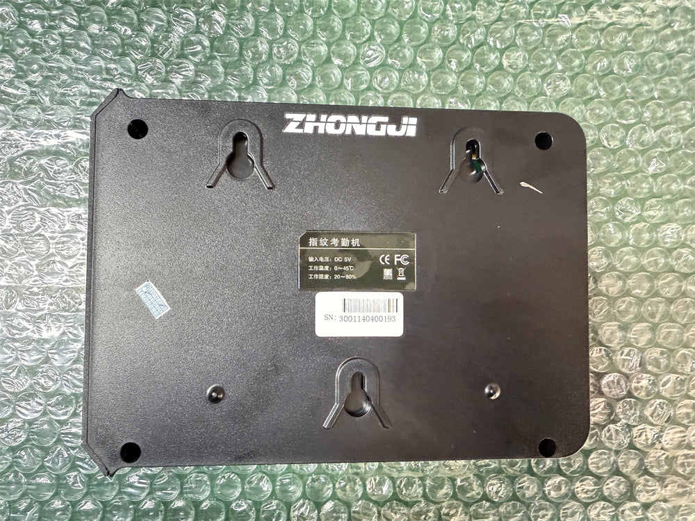 ZHONGJI 2 in 1 Time Clocks for Employees Small Business (Fingerprint + Password) Employee Clock in & Out Machine Attendance Punch Clock Recorder Tracker for Small Businesses & Offices