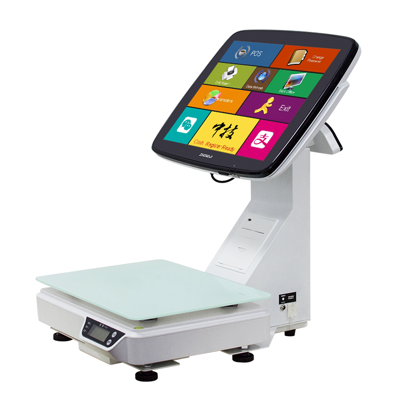 ZHONGJI® TS15 Cash Register  15-inch Touch Screen Built-in 58mm Printer PC Machine for Supermarket/Vegeable Market