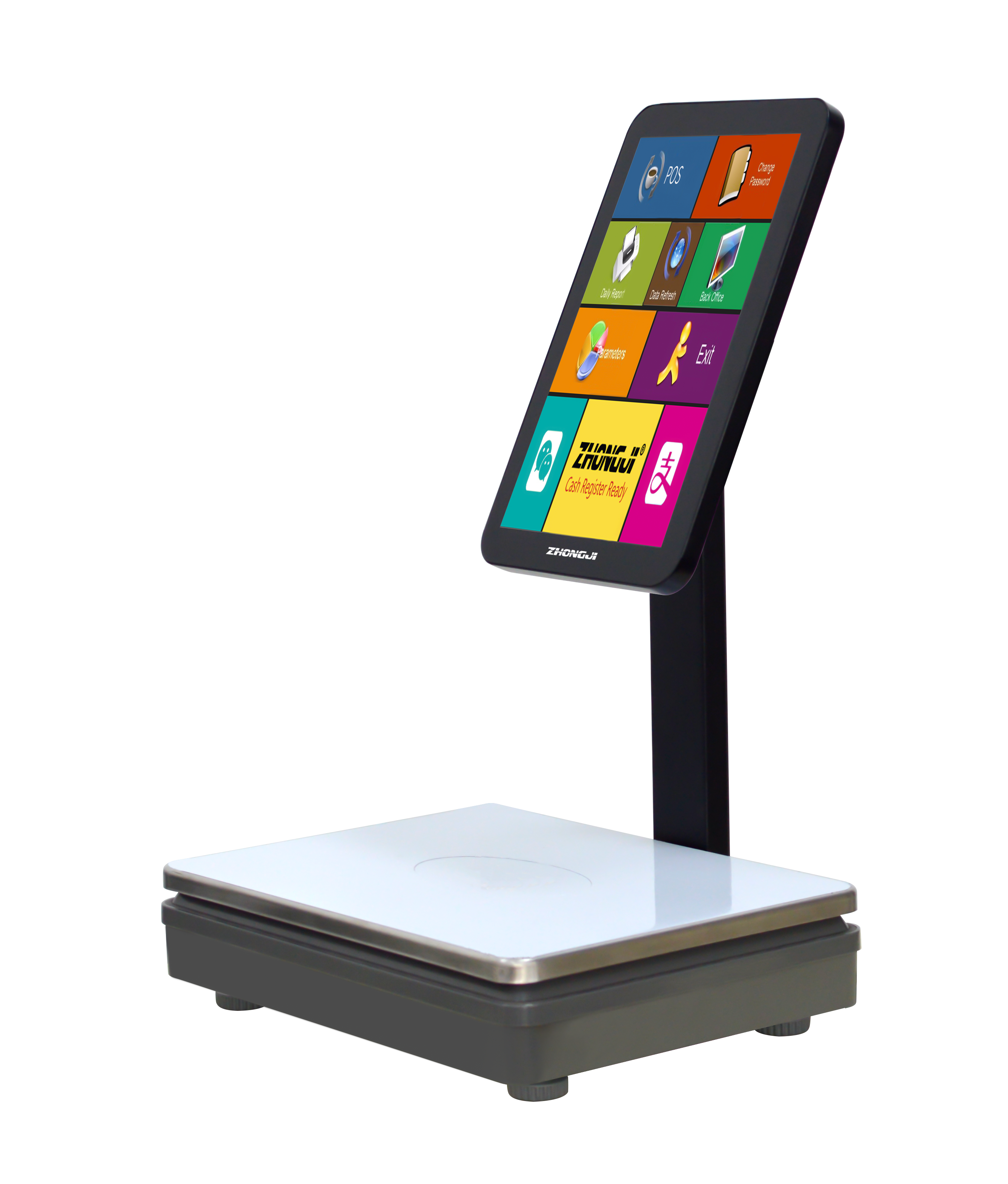 ZHONGJI® TS8 Cash Register Vertical 11.6"Touch Screen Design PC Machine for Supermarket/Vegetable Market