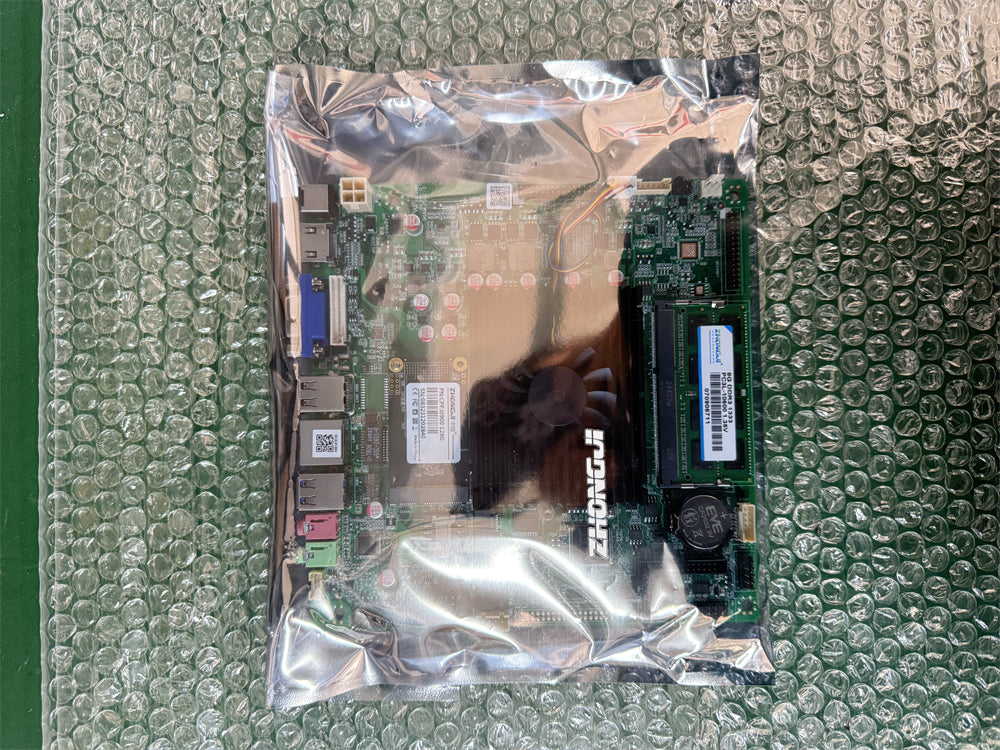ZHONGJI Quad-Core Processor ZJ4125 Motherboard Industrial with DC-12V 6-COM 2xGbE LAN LVDS VGA for POS Machines PC