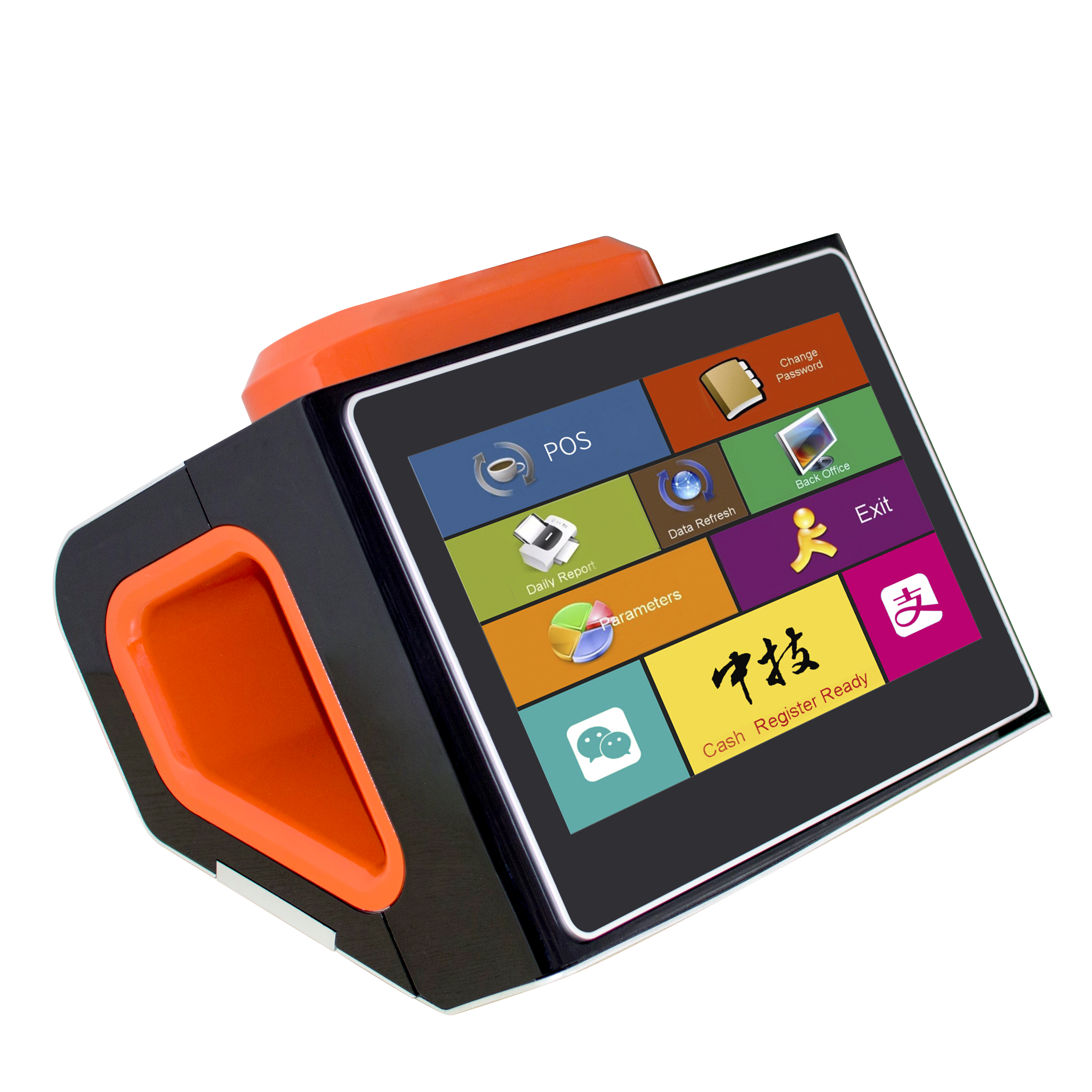 ZHONGJI® A8 POS Machine Minimalistic 11.6"Touch Screen Mini All In One Design for Restuarant/Hotel