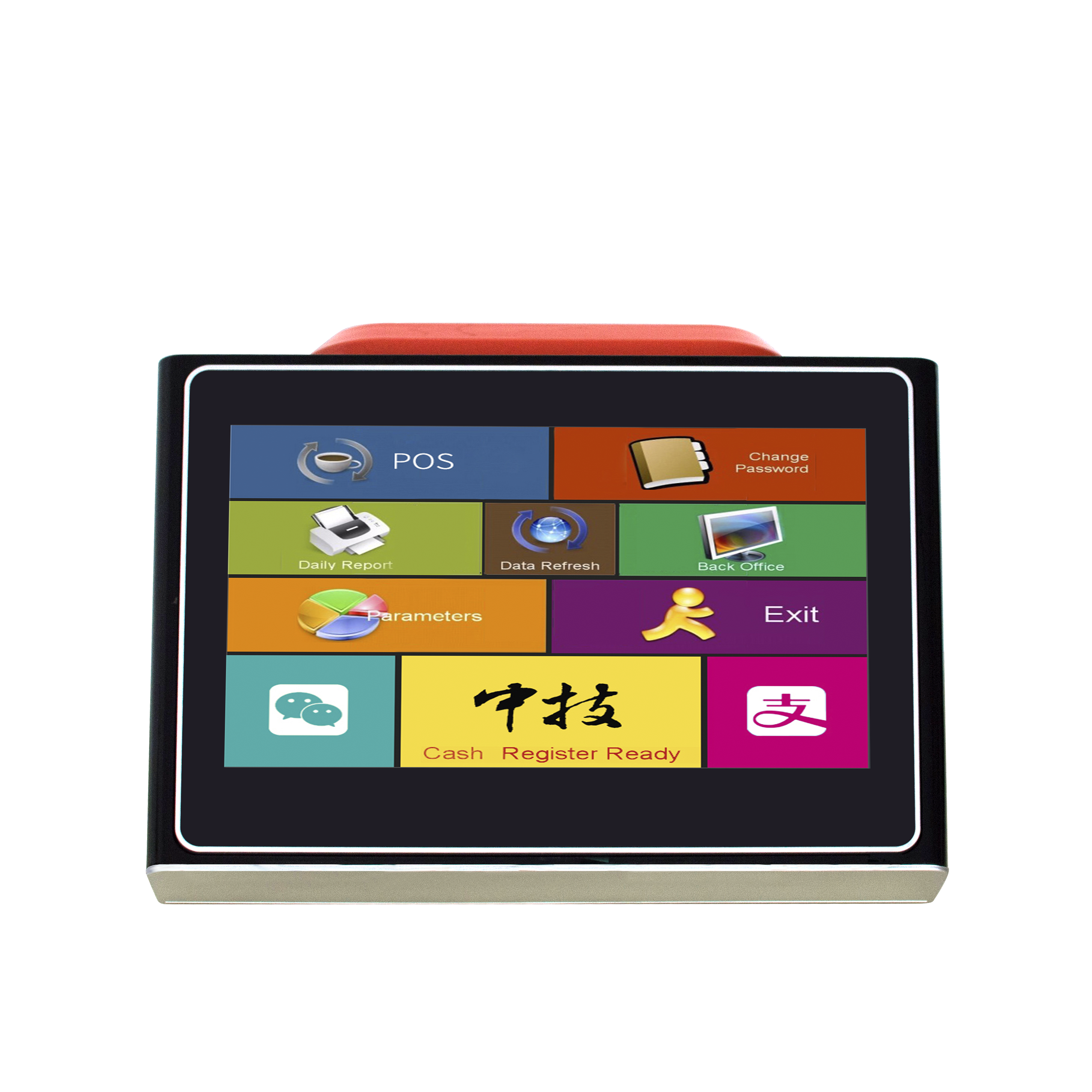 ZHONGJI® A8 POS Machine Minimalistic 11.6"Touch Screen Mini All In One Design for Restuarant/Hotel