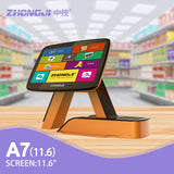 ZHONGJI® A7(11.6) POS System 11.6 Touch Screen Su-Style Fashionable Design for Retail/Restuarant