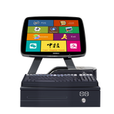 ZHONGJI® A700C POS System 15-inch Screen Anti-Dust Electric Cash Drawer Design PC Machine for Supermarket/Retail