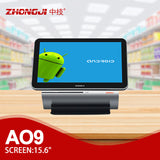 ZHONGJI® AO9 POS System Android 15.6"Capacitive Touch Screen Facial Recognition Payment Cash Register for Baking Store/Restuarant