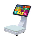 ZHONGJI® TS2 POS System 15.6"Touch Screen Buint-in 58mm Printer Intelligent Weighing PC Machine for Fruit Store/Supermarkets