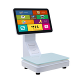 ZHONGJI® TS2 POS System 15.6"Touch Screen Buint-in 58mm Printer Intelligent Weighing PC Machine for Fruit Store/Supermarkets