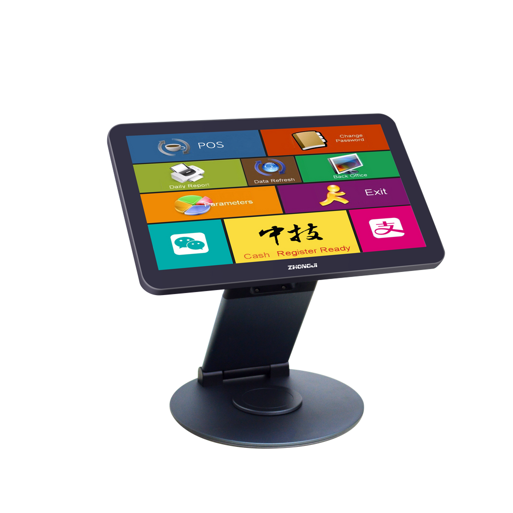 ZHONGJI® A1 POS System 360°Rotatable Base ,15.6