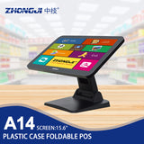 ZHONGJI® A14 Cash Register 15.6"Touch Screen Ultra-Thin Appearance Design for Retail Store/Restuarant