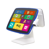 ZHONGJI® A3D POS Machine Dual Wide Touch Screen All In One Design Csah Register for Retail Store/Restuarant