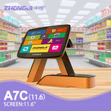 ZHONGJI® A7C(11.6) 11.6"Touch Screen LED8N Screen Su-Style Design for Retail/Restuarant