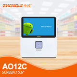 ZHONGJI® AO12C Cash Register Android 15.6"Capacitive Screen Price Checker Machine for Retail Store/Supermarkets