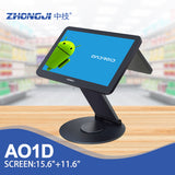 ZHONGJI® AO1D Cash Register Android 360° Rotatable Base Folding Design 15.6"Touch Screen  Machine for Retail/Restuarant