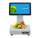 ZHONGJI® ATS2 POS System Android 15.6"Touch Screen Buint-in 58mm Printer Intelligent Weighing Machine for Fruit Store/Supermarkets