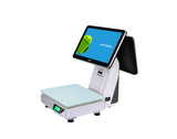 ZHONGJI® ATS9D POS System Android Dual Touch Screen Built-in 58mm Printer Intelligent Weighing Machine for Supermarket/Farmers'Market