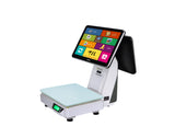 ZHONGJI® TS9D POS System Dual Touch Screen Built-in 58mm Printer Intelligent Weighing PC Machine for Supermarket/Farmers'Market