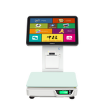 ZHONGJI® TS9 POS Machine 15.6"Touch Sreen Built-in 58mm Printer Intelligent Weighing for Supermarket/Fruit Store