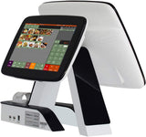 ZHONGJI® A7 Set-Double Touch Screen All-in-one POS Cash Register with Handheld Scanner And Thermal Printer