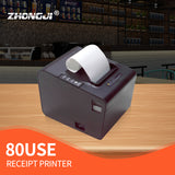 ZHONGJI® Auto Cutter 80mm Ethernet Port Thermal Printer For Restaurant Kitchen