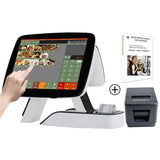 ZHONGJI® A7 Set-Double Touch Screen All-in-one POS Cash Register with Handheld Scanner And Thermal Printer